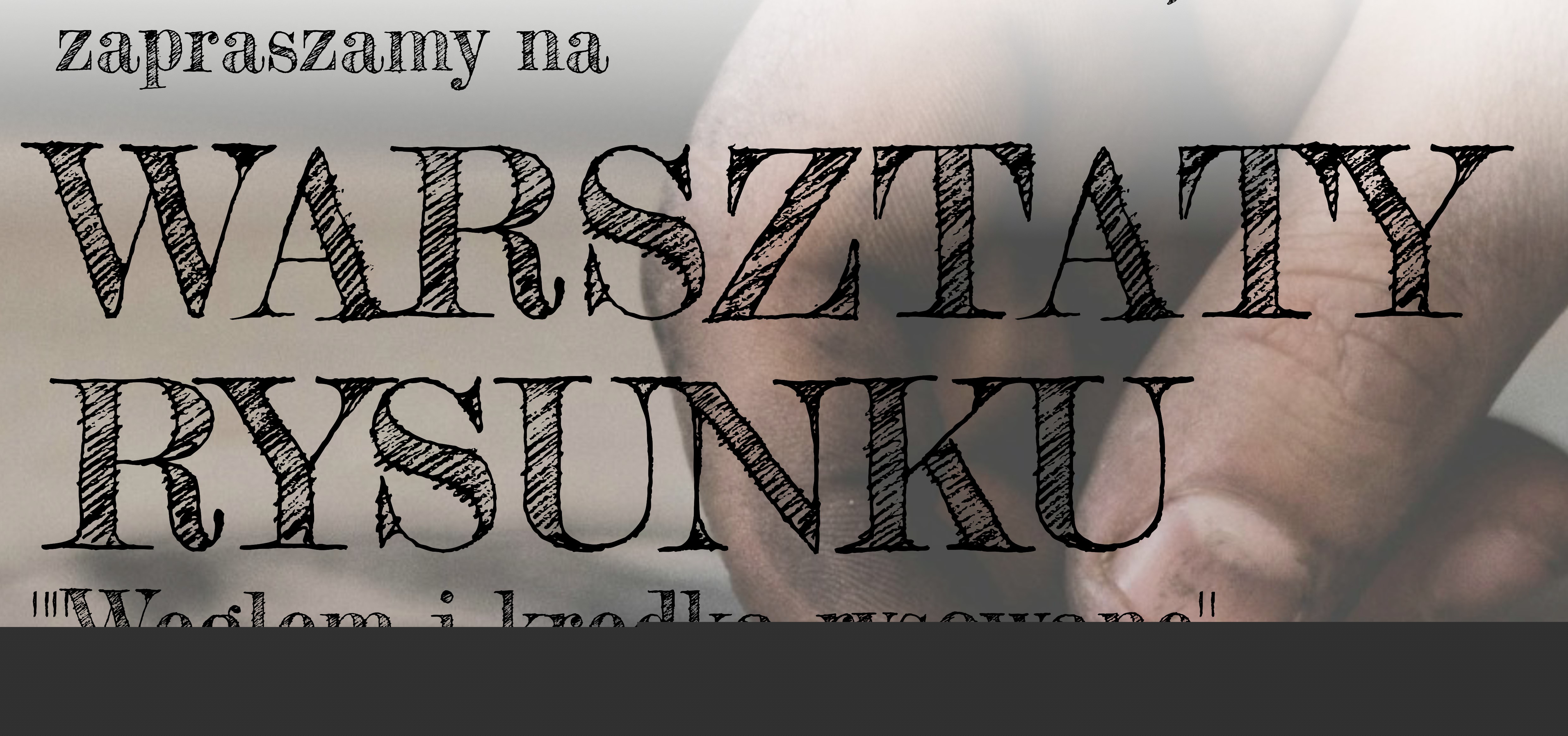 Zaproszenie na warsztaty rysunku