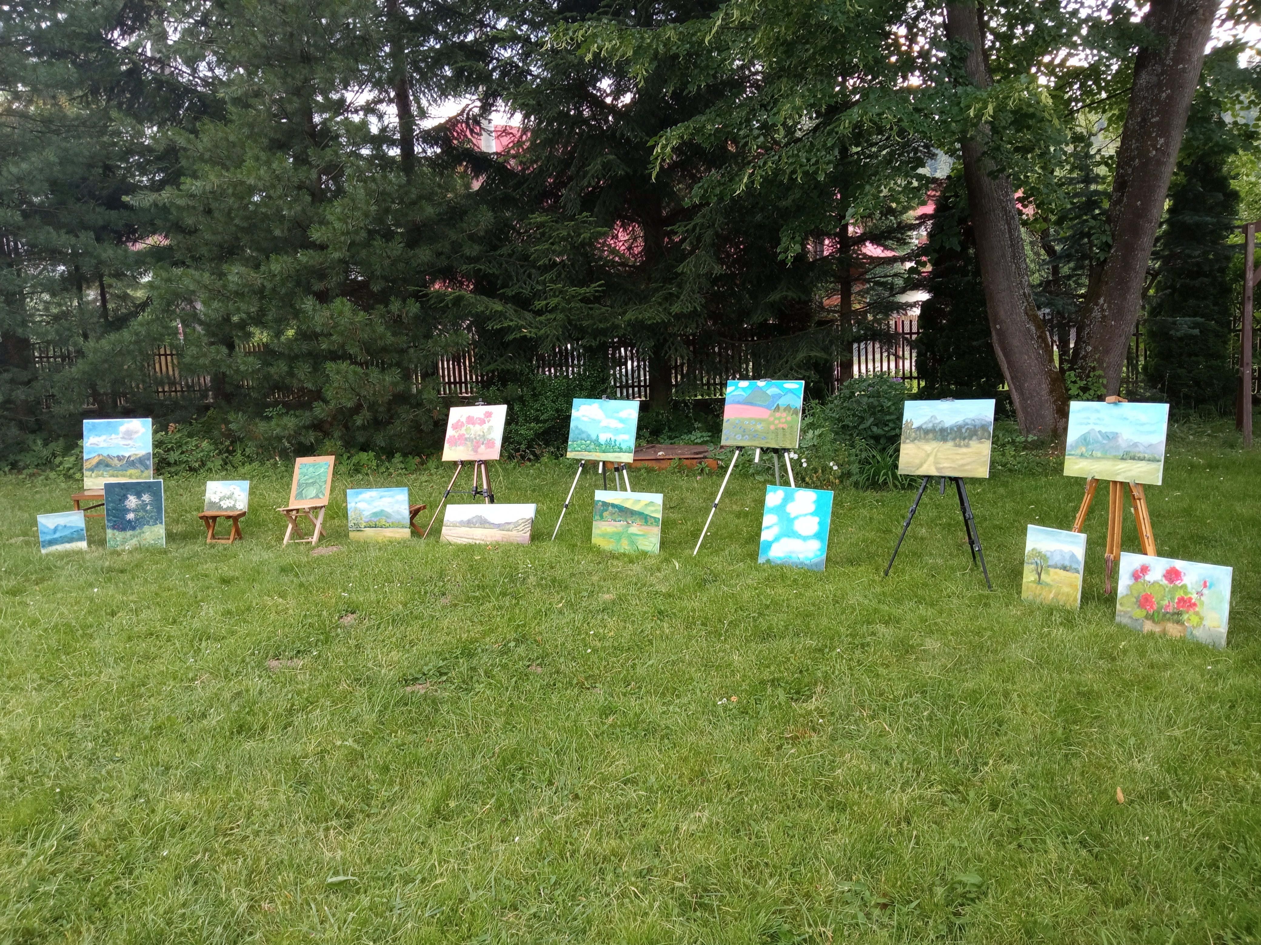 Zakończenie warsztatów malowania olejnego 2023