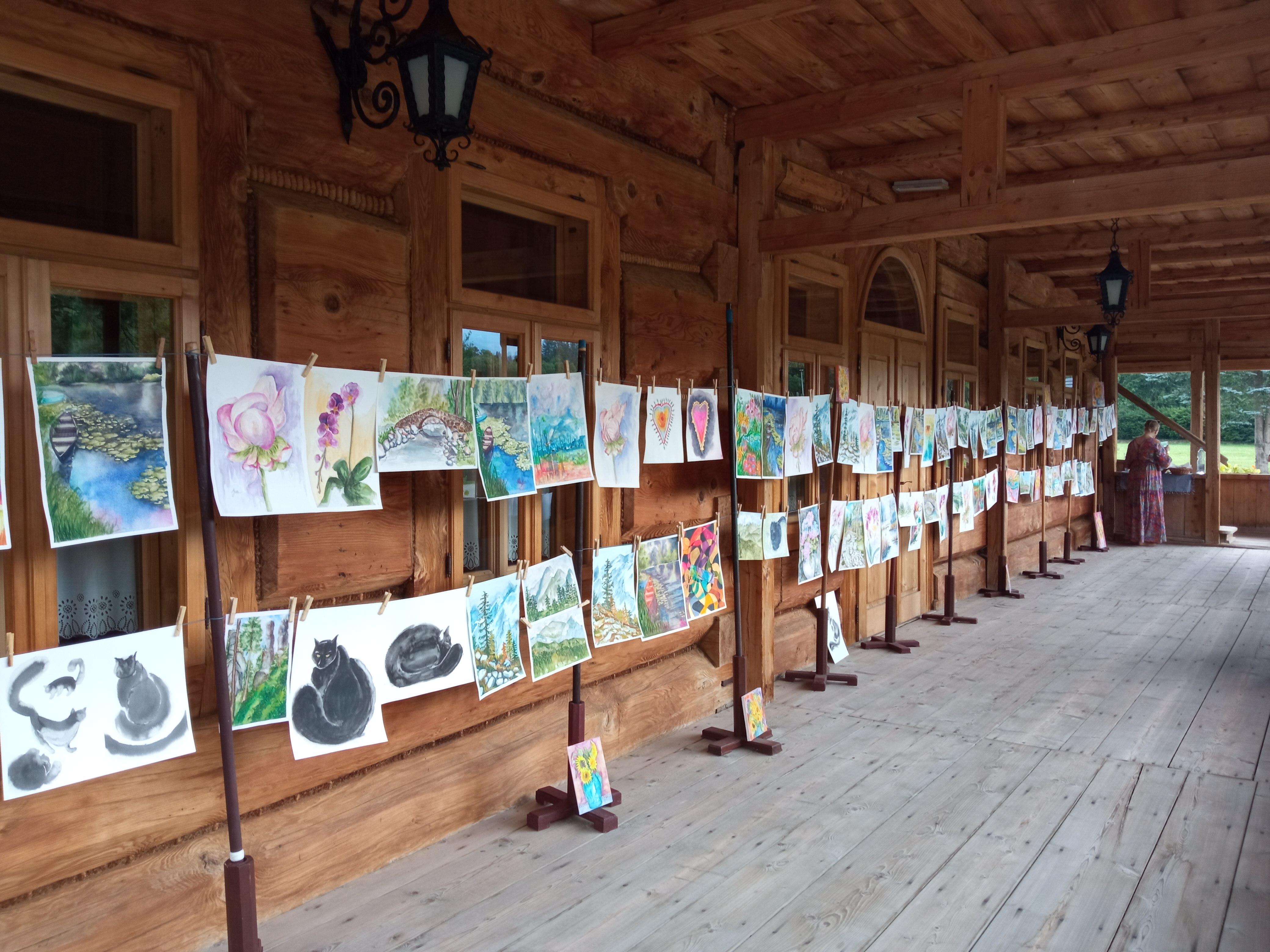 Wystawa po warsztatch akwareli 2024