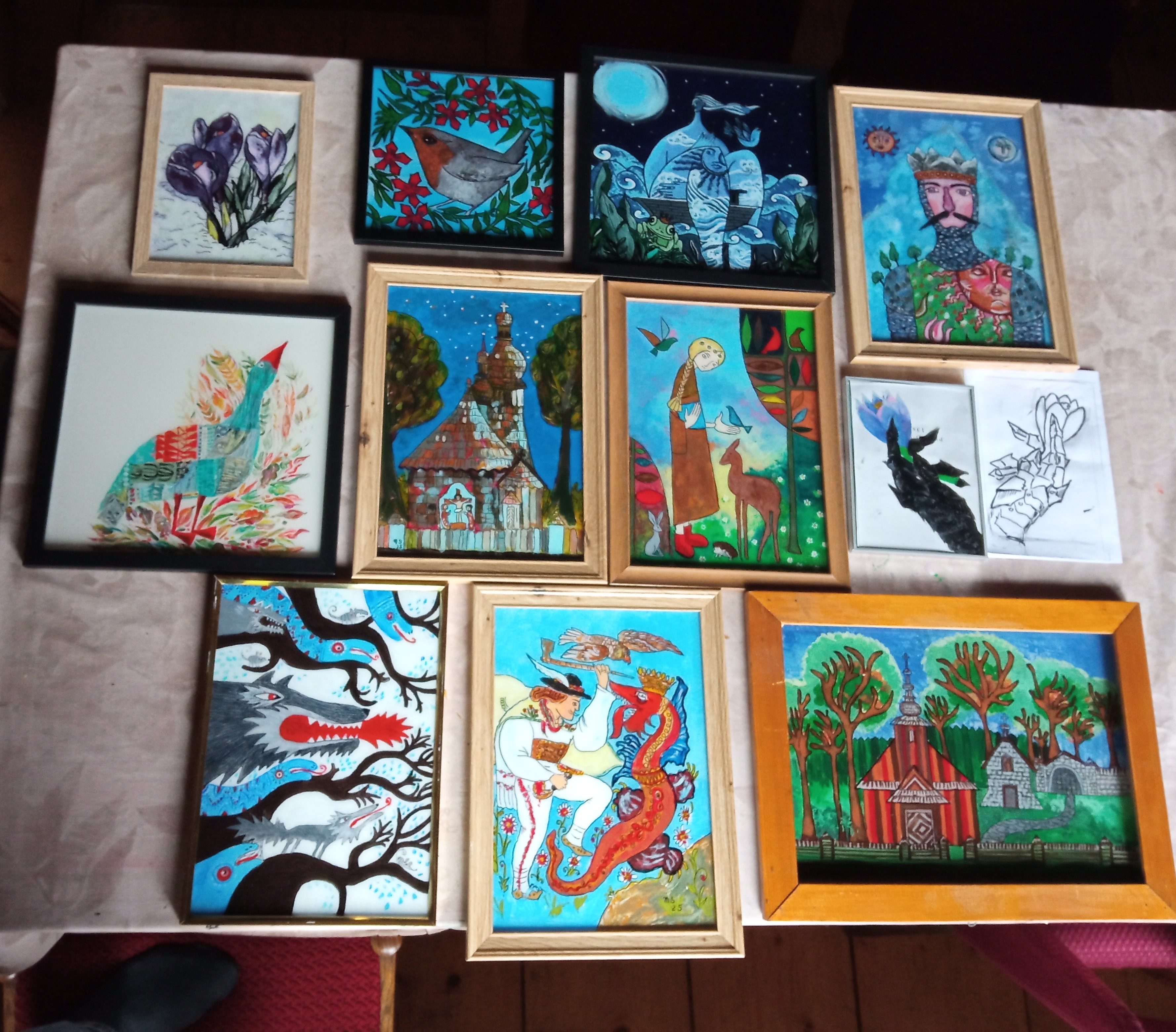 Warsztaty malowania na szkle z cyklu "Legendami tatrzańskimi inspirowane"