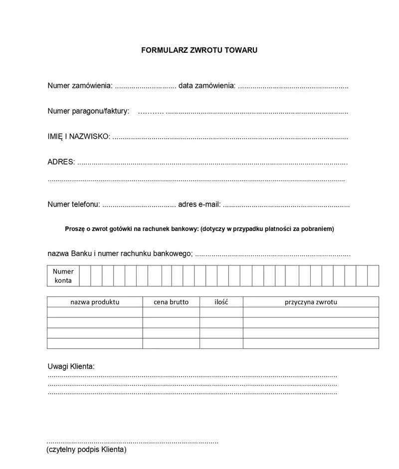 Różnice między zwrotem a reklamacją