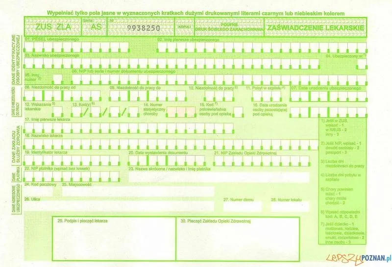 Zwolnienie lekarskie a zakupy